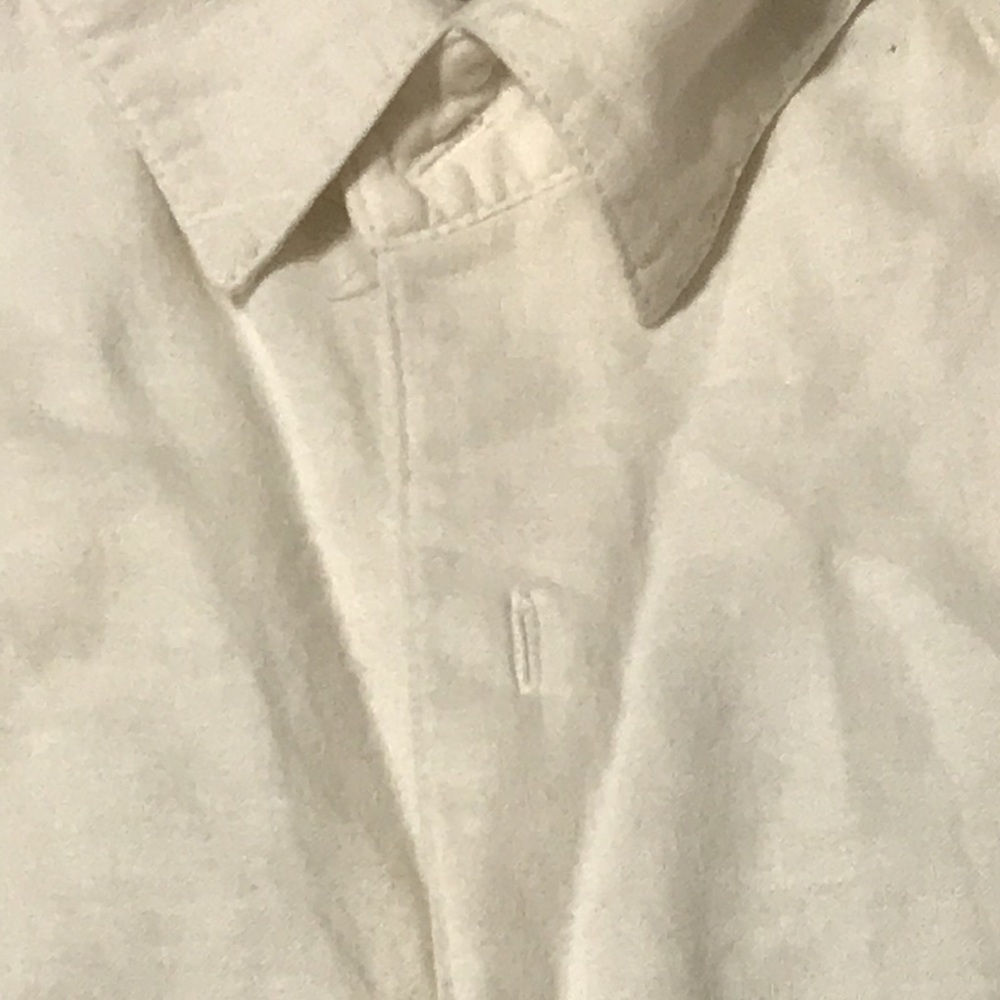 George Linen Blend Mens Casual Button Down Shirt - Picture 3 of 10